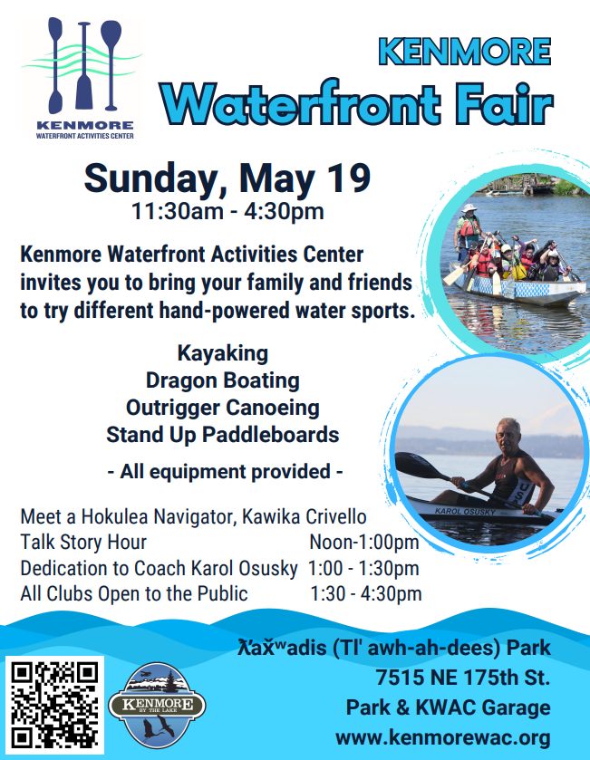 Kenmore Waterfront Activities - Kenmore Waterfront Fair Flyer